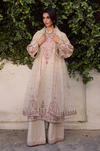 BATIK-3PC LAWN EMBROIDERED WITH ORGANZA EMBROIDERED DUPATTA & TROUSER -BIC-4777