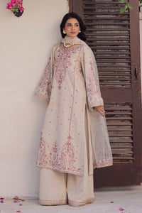 BATIK-3PC LAWN EMBROIDERED WITH ORGANZA EMBROIDERED DUPATTA & TROUSER -BIC-4777