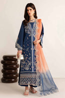 GARNET-3PC LAWN EMBROIDERED SHIRT WITH ORGANZA TYE&DYE EMB DUPATTA AND TROUSER-BIC-4894