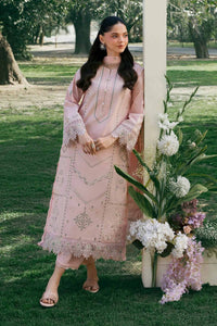 GARNET-3PC LAWN EMBROIDERED SHIRT WITH CHIFFON EMBROIDERED DUPATTA AND TROUSER-BIC-4840