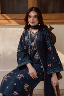 BATIK-3PC LAWN SEQUIN EMBROIDERED SHIRT WITH CHIFFON EMBROIDERED DUPATTA AND TROUSER-BIC-4863