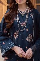 BATIK-3PC LAWN SEQUIN EMBROIDERED SHIRT WITH CHIFFON EMBROIDERED DUPATTA AND TROUSER-BIC-4863