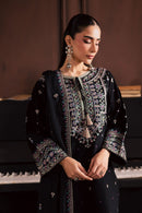 BATIK-3PC DHANAK EMBROIDERED SHIRT WITH CHIFFON EMBROIDERED DUPATTA AND EMB TROUSER-BIC-5194