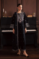 BATIK-3PC DHANAK EMBROIDERED SHIRT WITH CHIFFON EMBROIDERED DUPATTA AND EMB TROUSER-BIC-5194