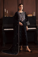 BATIK-3PC DHANAK EMBROIDERED SHIRT WITH CHIFFON EMBROIDERED DUPATTA AND EMB TROUSER-BIC-5194