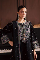 BATIK-3PC DHANAK EMBROIDERED SHIRT WITH CHIFFON EMBROIDERED DUPATTA AND EMB TROUSER-BIC-5194