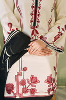 ZAHRA SHAHJAHAN- 3PC LAWN EMBROIDERED SHIRT WITH DIAMOND PRINTED DUPATTA-BIC-2738