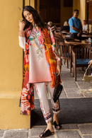 MUSHQ-3PC LAWN PRINTED  SHIRT WITH CHIFFON PRINT DUPATTA AND PRINT TROUSER-BIC-2508