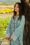 MUSHQ-3PC LAWN EMBROIDERED SHIRT WITH MONARK PRINT DUPATTA AND TROUSER-BIC-3742