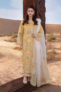 RANG RASIYA-3PC LAWN LASERCUTWORK EMBROIDERED SHIRT WITH KHAADI NET EMBROIDERED DUPATTA AND TROUSER -BIC-4769