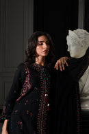 BATIK-3PC DHANAK EMBROIDERED SHIRT WITH DHANAK EMBROIDERED SHAWL AND TROUSER-BIC-4340