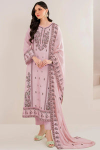 GARNET-3PC LAWN EMBROIDERED SHIRT WITH LAWN EMBROIDERED DUPATTA AND TROUSER-BIC-4713
