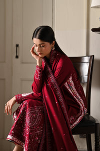 BATIK-3PC DHANAK EMBROIDERED SHIRT WITH DHANAK EMBROIDERED SHAWL AND EMB TROUSER -BIC-5036