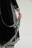 ZAIB-3PC LAWN EMBROIDERED SHIRT WITH KHADDI NET EMBROIDERED DUPATTA AND TROUSER-BIC-4778