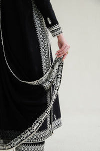 ZAIB-3PC LAWN EMBROIDERED SHIRT WITH KHADDI NET EMBROIDERED DUPATTA AND TROUSER-BIC-4778