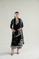 ZAIB-3PC LAWN EMBROIDERED SHIRT WITH KHADDI NET EMBROIDERED DUPATTA AND TROUSER-BIC-4778
