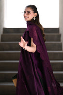 ZAIB-3PC LAWN EMBROIDERED SHIRT WITH KHADDI NET EMBROIDERED DUPATTA AND TROUSER-4814