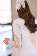 ZAIB-3PC LAWN CHIKAN EMBROIDERED SHIRT WITH CHIFFON PRINTED DUPATTA AND TROUSER-BIC-4881