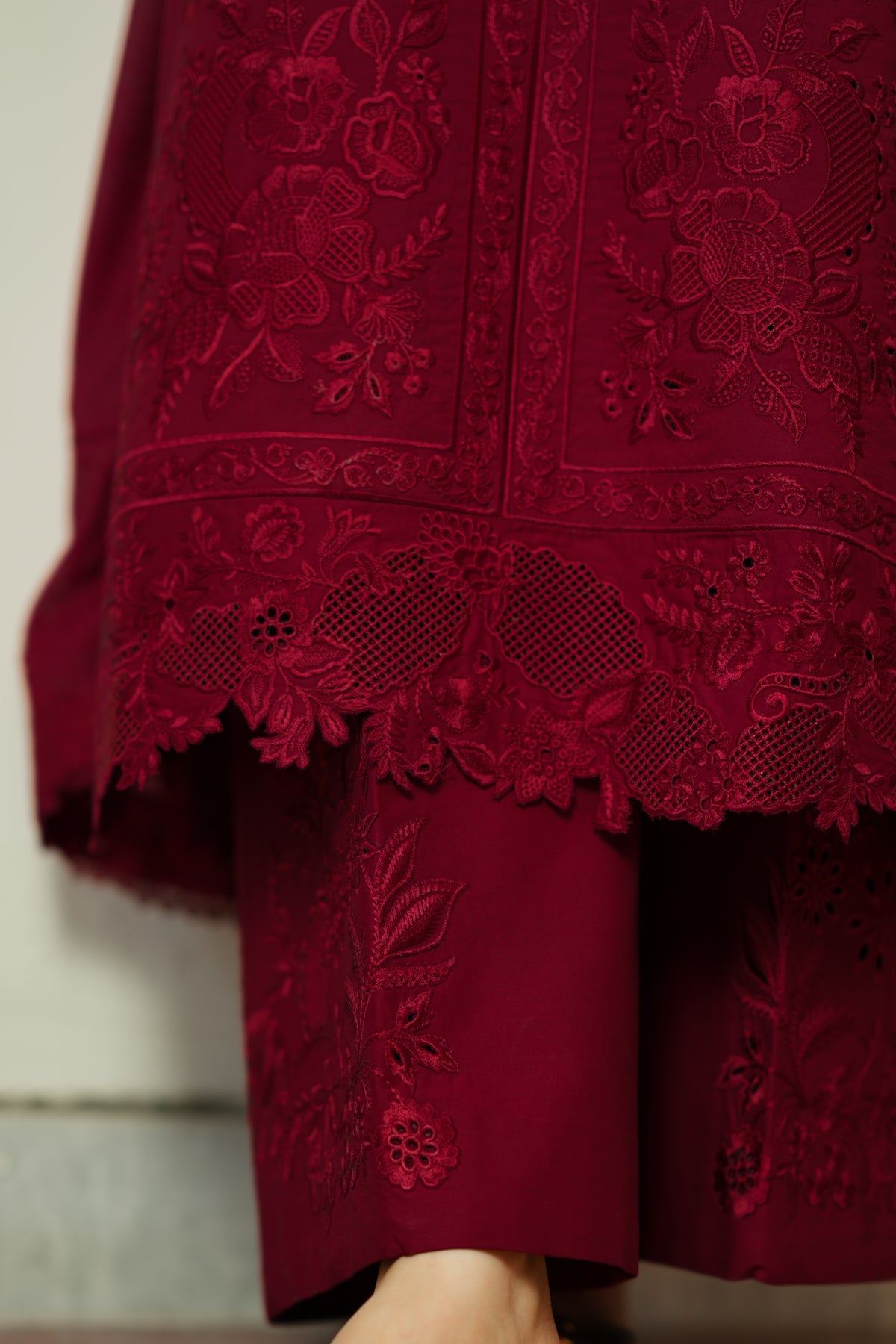 ZAIB-3PC LAWN HEAVY EMBROIDERED SHIRT WITH KHADDI NET EMB DUPATTA AND EMB TROUSER-BIC-4890
