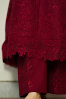 ZAIB-3PC LAWN HEAVY EMBROIDERED SHIRT WITH KHADDI NET EMB DUPATTA AND EMB TROUSER-BIC-4890