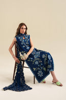 ZAIB-3PC LAWN EMBROIDERED SHIRT WITH CHIFFON EMB DUPATTA AND EMB TROUSER-BIC-4919