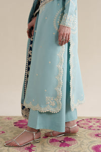 ZAIB-3PC LAWN EMBROIDERED SHIRT WITH CHIFFON EMB DUPATTA AND TROUSER-BIC-4916
