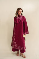 ZAIB-3PC LAWN EMBROIDERED SHIRT WITH CHIFFON EMB DUPATTA AND TROUSER-BIC-4920