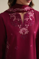 ZAIB-3PC LAWN EMBROIDERED SHIRT WITH CHIFFON EMB DUPATTA AND TROUSER-BIC-4920