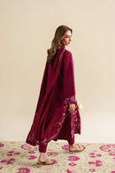 ZAIB-3PC LAWN EMBROIDERED SHIRT WITH CHIFFON EMB DUPATTA AND TROUSER-BIC-4920