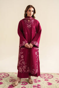 ZAIB-3PC LAWN EMBROIDERED SHIRT WITH CHIFFON EMB DUPATTA AND TROUSER-BIC-4920