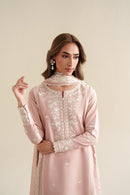 ZAIB-3PC LAWN EMBROIDERED SHIRT WITH CHIFFON EMB DUPATTA AND TROUSER-BIC-4915