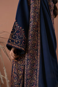 BATIK-3PC DHANAK EMBROIDERED SHIRT WITH DHANAK EMBROIDERED SHAWL AND TROUSER-BIC-4358