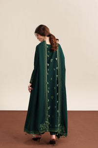 ZAIB-3PC KARANDI EMBROIDERED SHIRT WITH KARANDI EMBROIDERED SHAWL AND TROUSER-BIC-5315