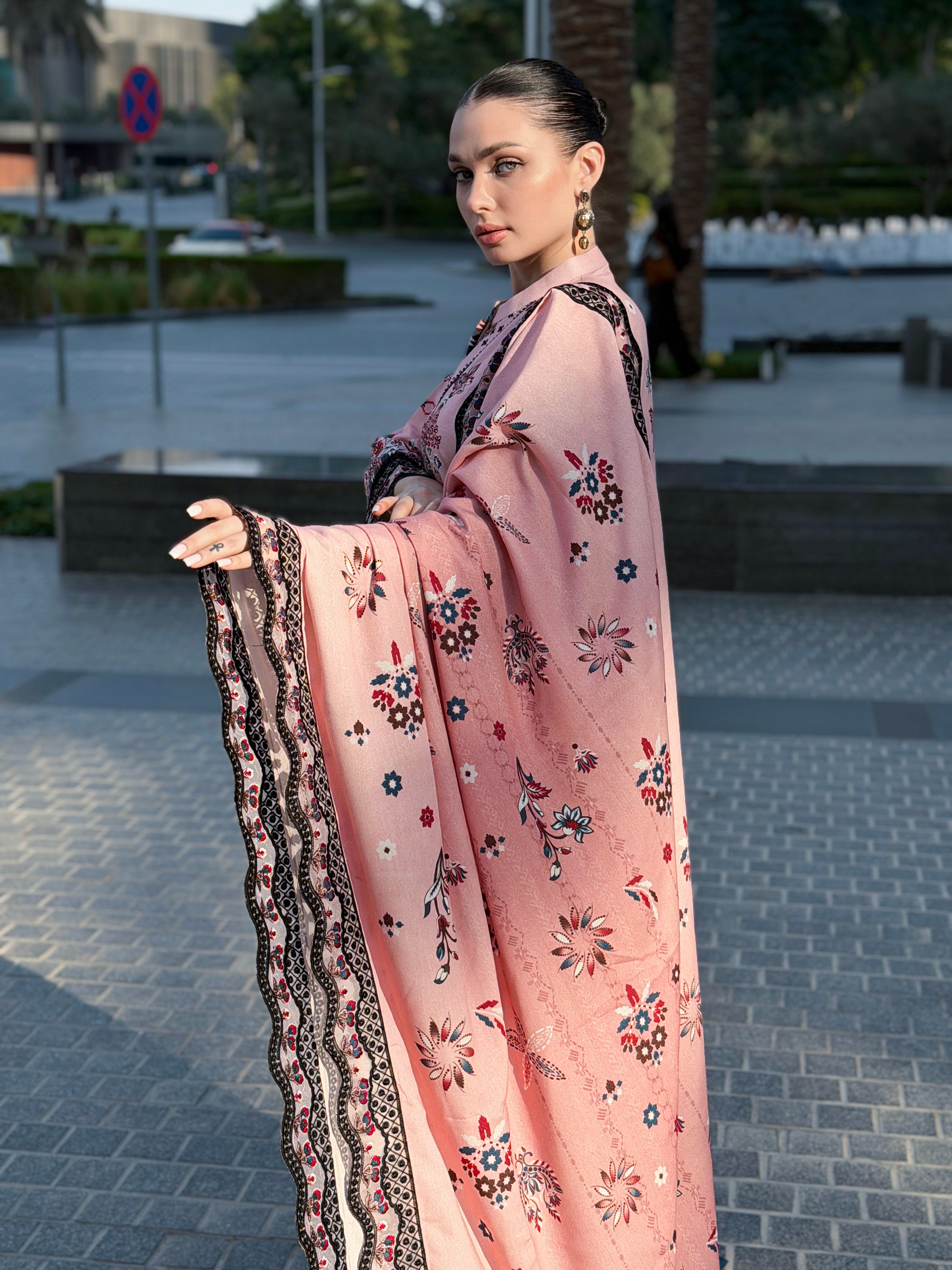 BRANDSINN-3PC KARANDI PRINTED EMBROIDERED SHIRT WITH KARANDI PRINTED EMB SHAWL & PRINTED TROUSER-BIC-0126