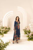 MIRANA-3PC LAWN EMBROIDERED SHIRT WITH CHIFFON TYE & DYE DUPATTA & TROUSER-BIC-3780