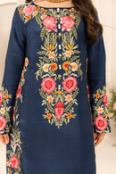 MIRANA-3PC LAWN EMBROIDERED SHIRT WITH CHIFFON TYE & DYE DUPATTA & TROUSER-BIC-3780