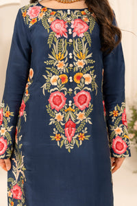 MIRANA-3PC LAWN EMBROIDERED SHIRT WITH CHIFFON TYE & DYE DUPATTA & TROUSER-BIC-3780