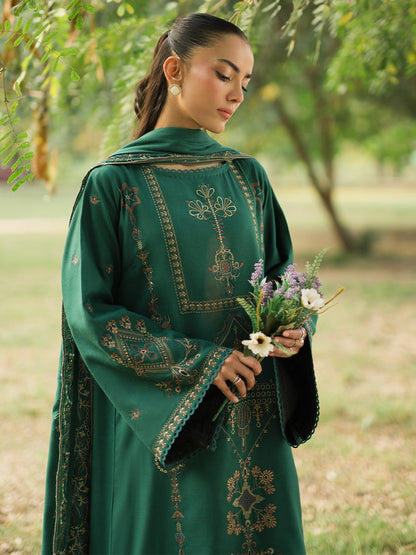 SAPPHIRE-3PC LAWN EMBROIDERED SHIRT WITH LAWN EMBROIDERED DUPATTA AND TROUSER-BIC-3694