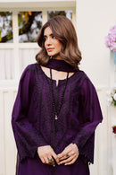 BATIK-3PC DHANAK EMBROIDERED SHIRT WITH CHIFFON EMBROIDERED DUPATTA AND EMB TROUSER -BIC-5170