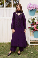 BATIK-3PC DHANAK EMBROIDERED SHIRT WITH CHIFFON EMBROIDERED DUPATTA AND EMB TROUSER -BIC-5170