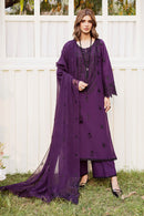BATIK-3PC DHANAK EMBROIDERED SHIRT WITH CHIFFON EMBROIDERED DUPATTA AND EMB TROUSER -BIC-5170