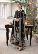 ASIM JOFA-3PC DHANAK EMBROIDERED SHIRT WITH DHANAK EMBROIDERED SHAWL AND TROUSER -BIC-4426