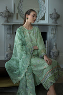 SOBIA NAZIR-3PC LAWN EMBROIDERED SHIRT WITH CHIFFON PRINTED EMB DUPATTA AND TROUSER-BIC-4616