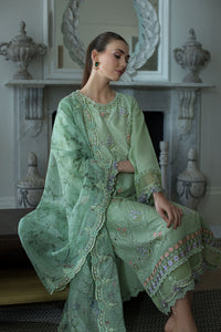 SOBIA NAZIR-3PC LAWN EMBROIDERED SHIRT WITH CHIFFON PRINTED EMB DUPATTA AND TROUSER-BIC-4616
