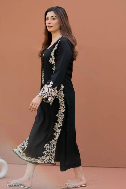 LAJWANTI - 2PC LAWN EMBROIDERED SHIRT WITH TROUSER-2951
