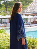 IZEL-3PC LAWN EMBROIDERED SHIRT WITH KHADDI NET EMB DUPATTA AND TROUSER-BIC-4872