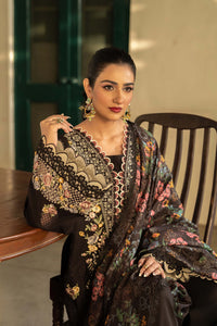 HUSSAIN REHAR-3PC LAWN EMBROIDERED SHIRT WITH CHIFFON PRINTED DUPATTA AND TROUSER-BIC-4702