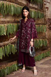 SAPPHIRE-3PC LAWN LASER WORK EMBROIDERED SHIRT WITH KHADDI NET EMBROIDERED DUPATTA AND TROUSER-BIC-4666