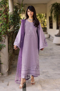 BATIK-3PC LAWN EMBROIDERED SHIRT WITH ORGANZA EMBROIDERED DUPATTA AND TROUSER-BIC-4830
