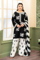 ZARA SHAHJAHAN-3PC LAWN EMBROIDERED SHIRT WITH CHIFFON PRINTED DUPATTA AND EMB TROUSER-BIC-4876